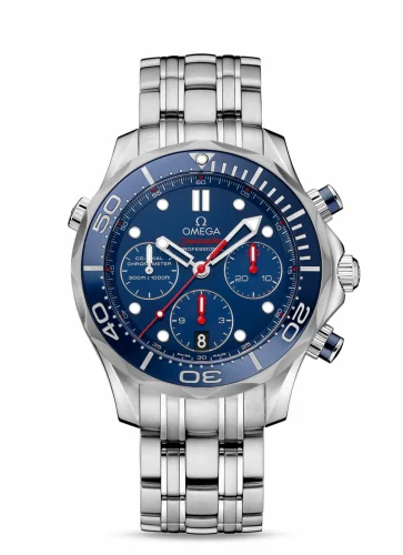 Omega Seamaster Diver 300M Co-Axial 44 Chronograph Stainless Steel / Blue / Bracelet 212.30.44.50.03.001 (21230445003001)
